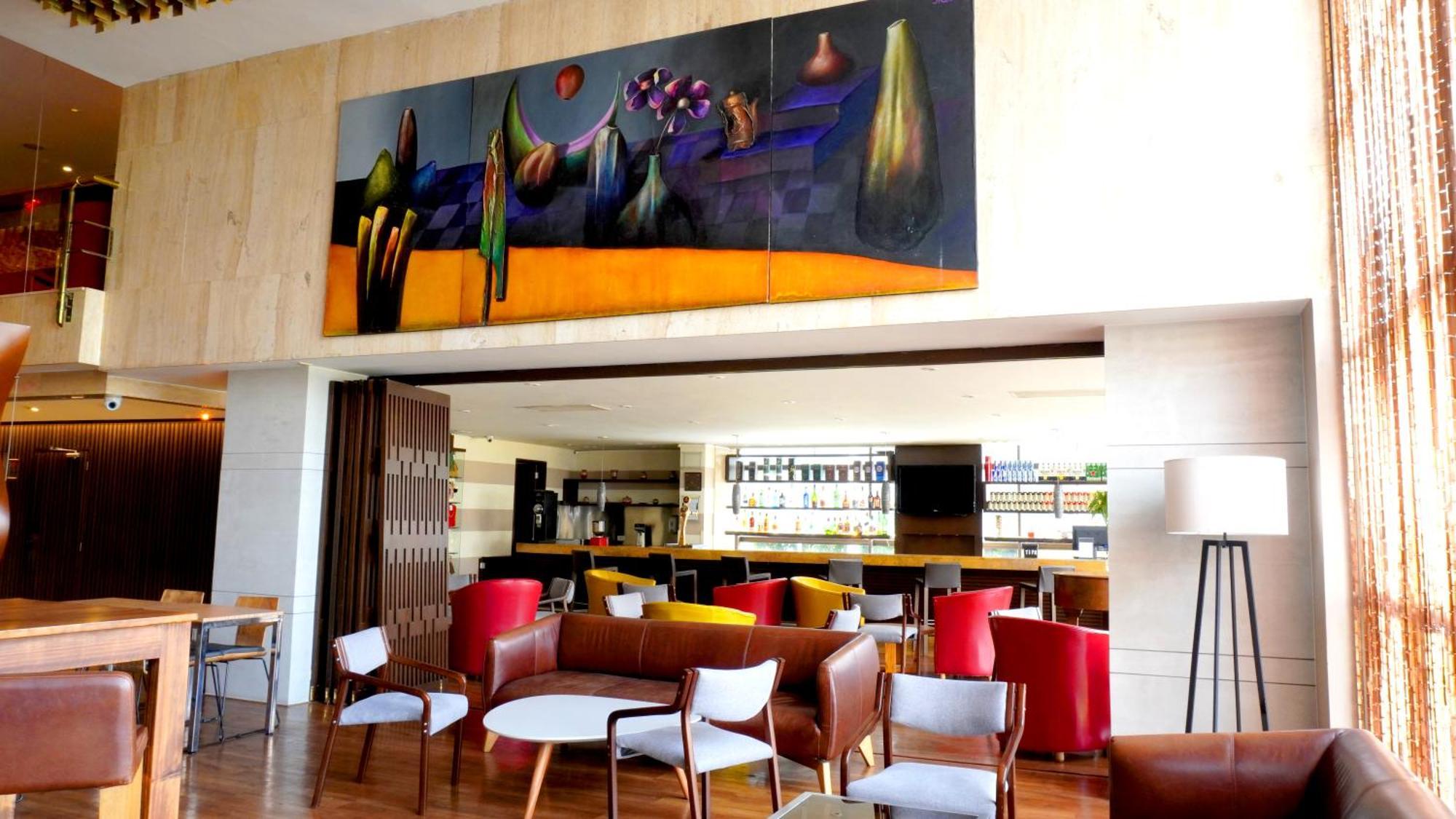 Bogota Plaza Hotel Εξωτερικό φωτογραφία The lobby of the hotel